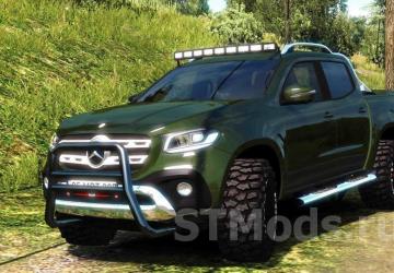 Mercedes-Benz X-Class 2018 version 3.5 for American Truck Simulator (v1.47.x)