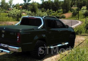 Mercedes-Benz X-Class 2018 version 4.0 for American Truck Simulator (v1.54.x, 1.55.x)