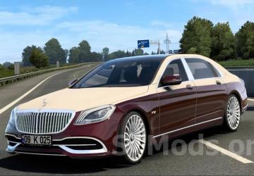 Mercedes Maybach S650 version 1.5 for American Truck Simulator (v1.48.x)