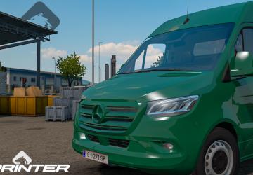 Mercedes Sprinter 2019 version 0.3 for American Truck Simulator (v1.35.x, 1.36.x)