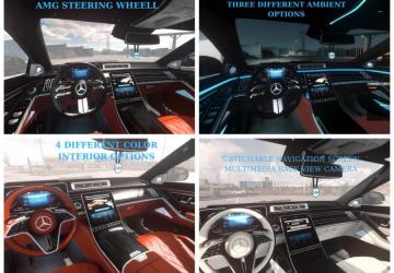Mercedes W223 S-CLASS MEGA MOD version 1.0 for American Truck Simulator (v1.48.x)