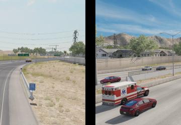 Map Minor Urban Overhaul version 13.0 for American Truck Simulator (v1.41.x)