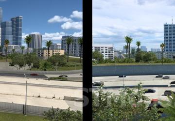 Map Minor Urban Overhaul version 15.7.1 for American Truck Simulator