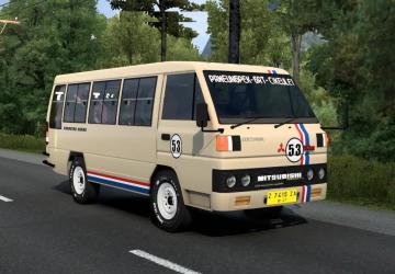 Mitsubishi Ragasa & Umplung ELF version 2.0 for American Truck Simulator (v1.49.x)