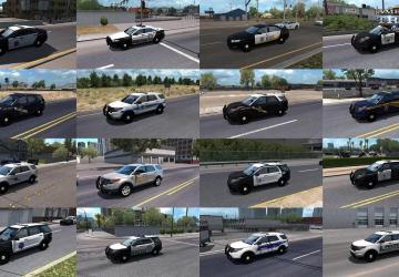 Municipal Police Traffic Pack version 1.16 for American Truck Simulator (v1.46.x)
