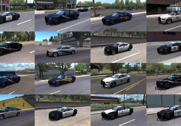 Municipal Police Traffic Pack version 1.16 for American Truck Simulator (v1.46.x)