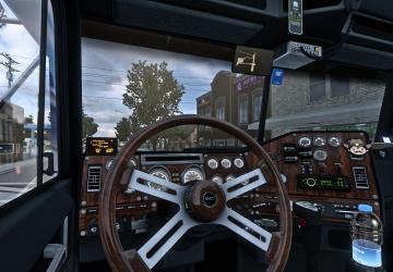 New and Improved Steering Wheel version 1.1 for American Truck Simulator (v1.42.x, 1.43.x)
