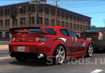 NFS Traffic Pack version 2.2 for American Truck Simulator (v1.55.x)