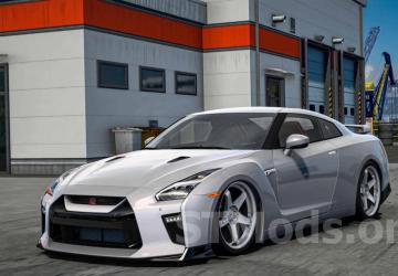 Nissan GTR 2017 version 1.4 for American Truck Simulator (v1.48.x)