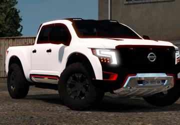 Nissan Warrior 2017 version 1.0 for American Truck Simulator (v1.42.x, 1.43.x)