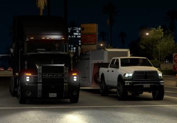 Enhanced Vehicle Lighting for Low-End PCs v5.0 for American Truck Simulator (v1.40.x, - 1.43.x)