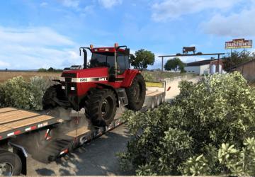 New Big Bud 450 and Case Magnum Loads for Lowboy Trailer v1.0 for American Truck Simulator (v1.45.x)