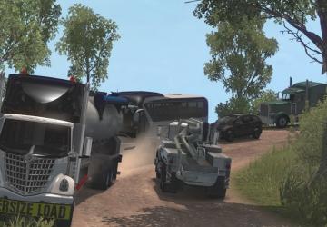 West Honduras Map version 0.1 for American Truck Simulator (v1.36.x)