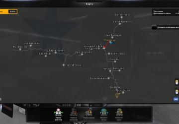 West Honduras Map version 0.1 for American Truck Simulator (v1.36.x)