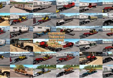 Overweight Trailers and Cargo Pack version 5.0 for American Truck Simulator (v1.43.x)