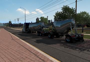 Ownable SCS Dry Bulk Trailer version 1.6.1 for American Truck Simulator (v1.39.x)