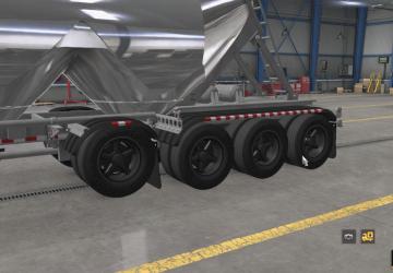 Pack of wheels and accessories America Truck v1.0 for American Truck Simulator (v1.45.x)
