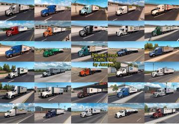 Painted Truck Traffic Pack version 4.9 for American Truck Simulator (v1.43.x)