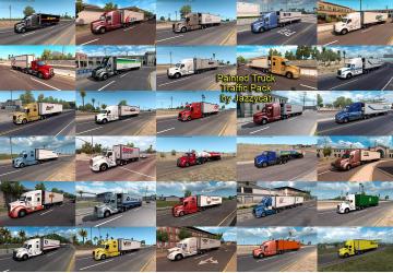 Painted Truck Traffic Pack version 4.9 for American Truck Simulator (v1.43.x)