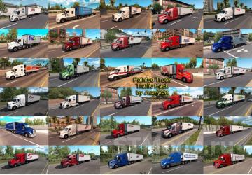 Painted Truck Traffic Pack version 6.1.11 for American Truck Simulator (v1.55.x)