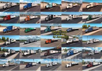 Painted Truck Traffic Pack version 6.1.1 for American Truck Simulator (v1.48.x)