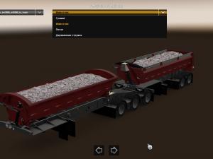 Pack of double trailers version 1.0 for American Truck Simulator (v1.28.x)