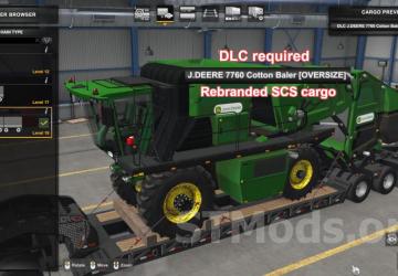 A pack of new cargoes for the low loader version 1.2 for American Truck Simulator (v1.47.x, 1.48.x)