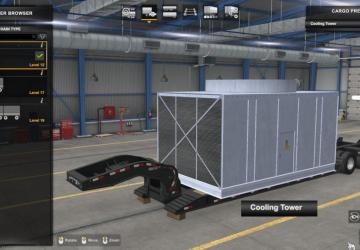 A pack of new cargoes for the low loader version 1.0 for American Truck Simulator (v1.45.x)