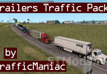 Trailers Traffic Pack version 7.5.1 for American Truck Simulator (v1.48.x)