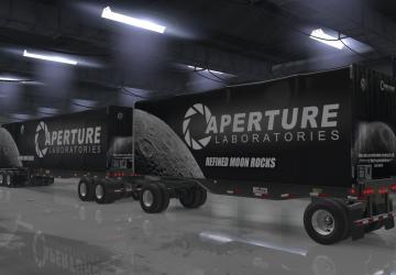 Aperture Laboratories Skin Pack version 1.0 for American Truck Simulator (v1.32.x, - 1.34.x)