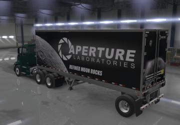 Aperture Laboratories Skin Pack version 1.0 for American Truck Simulator (v1.32.x, - 1.34.x)
