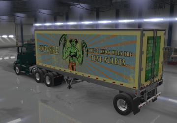 Aperture Laboratories Skin Pack version 1.0 for American Truck Simulator (v1.32.x, - 1.34.x)