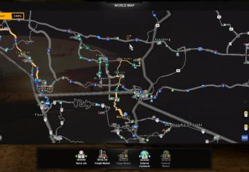 Map PaZzMod Rebuilds/Expansions in CA, AZ & Mexico v1.4.04 for American Truck Simulator (v1.43.x)