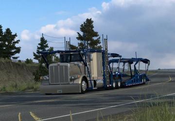 Peterbilt 389 Car Hauler version 1.0 for American Truck Simulator (v1.48.x)