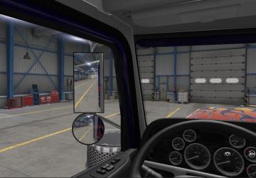 Peterbilt 389 New Mirrors version 1.0 for American Truck Simulator (v1.40.x, 1.41.x)
