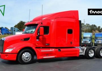 Peterbilt 389 Stock Engine Sound for the Peterbilt 579 v1.0 for American Truck Simulator (v1.37.x, 1.38.x)