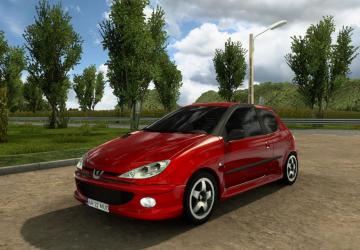 Peugeot 206 version 2.0 for American Truck Simulator (v1.49.x)