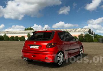 Peugeot 206 version 2.2 for American Truck Simulator (v1.54.x)