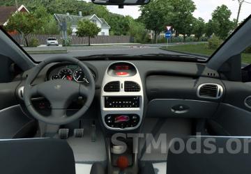 Peugeot 206 version 2.2 for American Truck Simulator (v1.54.x)