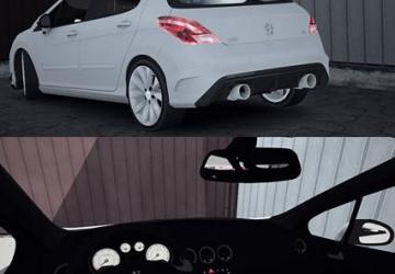 Peugeot 308 2010 version 1.1 for American Truck Simulator (v1.38.x)