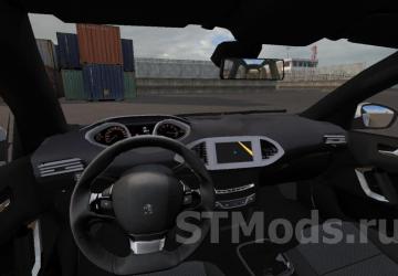 Peugeot 308 version 2.0.4 for American Truck Simulator (v1.48.x)