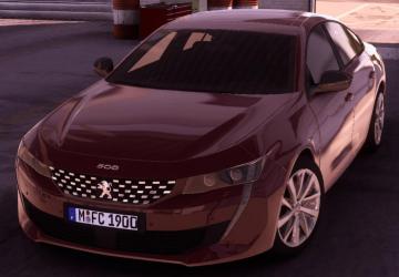Peugeot 508 GT 2022 version 1.1 for American Truck Simulator (v1.49.x)