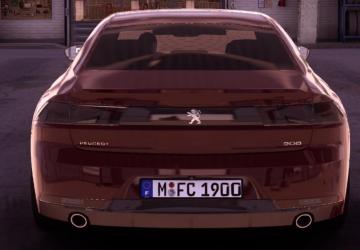 Peugeot 508 GT 2022 version 1.1 for American Truck Simulator (v1.49.x)