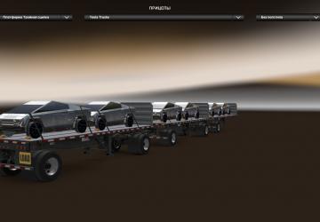 Tesla Trucks Cargo Platform version 1.0 for American Truck Simulator (v1.35.x, 1.36.x)