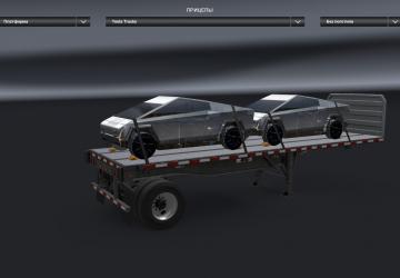 Tesla Trucks Cargo Platform version 1.0 for American Truck Simulator (v1.35.x, 1.36.x)