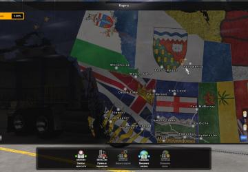 State Flags Background version 1.0 for American Truck Simulator (v1.39.x, 1.40.x)