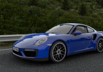 Porsche 911 Turbo S 2016 version 1.0 for American Truck Simulator (v1.44.x)