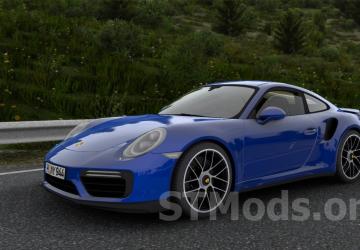 Porsche 911 Turbo S 2016 version 1.5 for American Truck Simulator (v1.48.x)