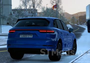 Porsche Cayenne Turbo 2022 version 1.6 for American Truck Simulator (v1.54.x)