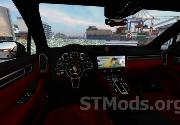 Porsche Cayenne Turbo 2022 version 1.6 for American Truck Simulator (v1.54.x)